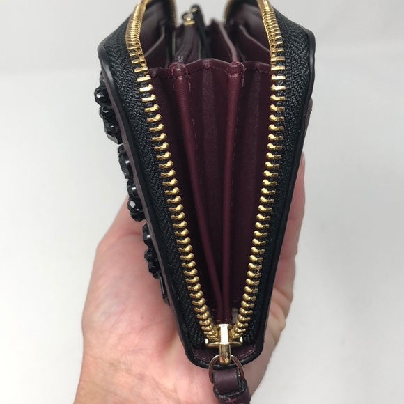 Nwt Kate Spade Neda deep plum wallet - Picture 5 of 6